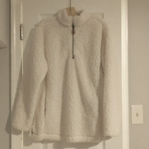 Shelly Cover 1/4 Zip Sherpa Shirt